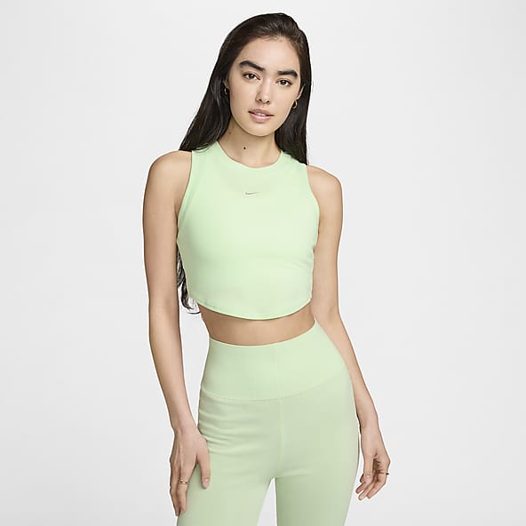 Nike green top womens clearance